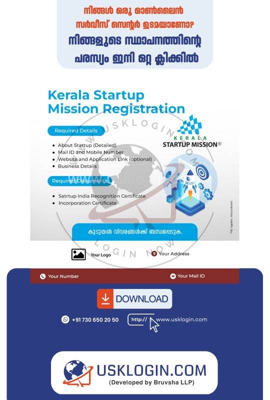 Kerala online service malayalam posters